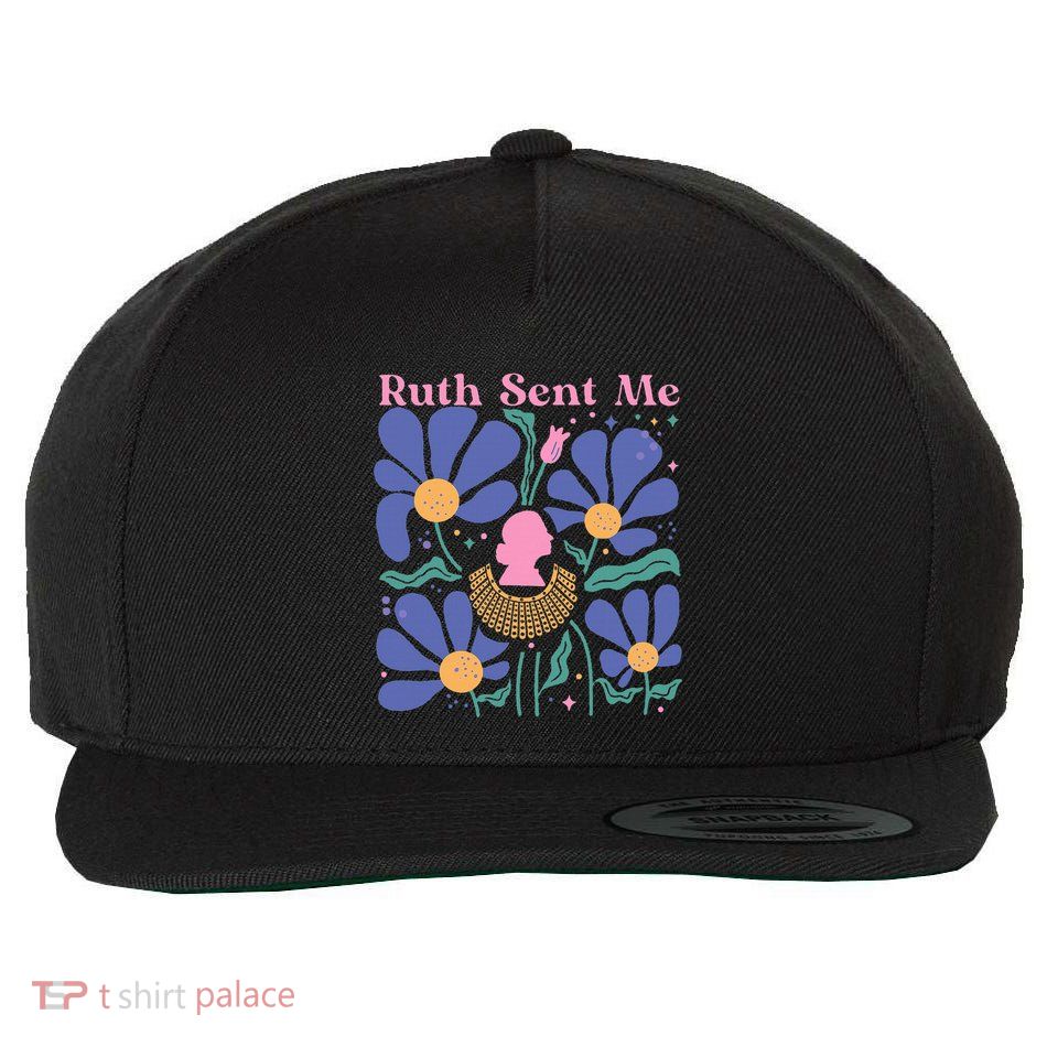 Floral Ruth Sent Me Feminist Gifts Women I Dissent Wool Snapback Cap