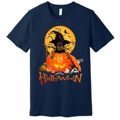 Funny Rottweiler Spooky Halloween Premium T-Shirt