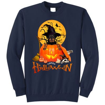 Funny Rottweiler Spooky Halloween Tall Sweatshirt