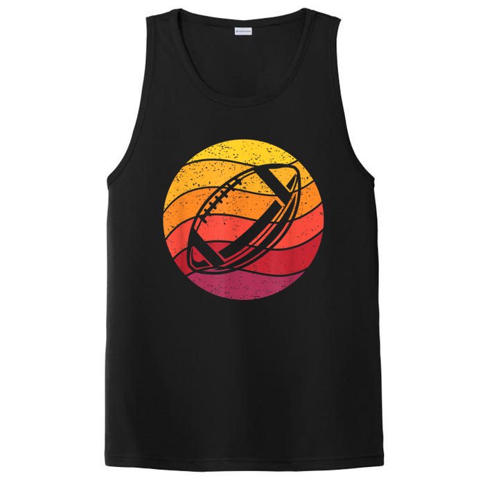 Football Retro Style Vintage PosiCharge Competitor Tank