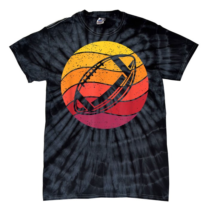 Football Retro Style Vintage Tie-Dye T-Shirt