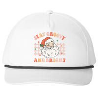 Festive Retro Santa Christmas Holiday Sweater Snapback Five-Panel Rope Hat