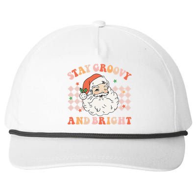 Festive Retro Santa Christmas Holiday Sweater Snapback Five-Panel Rope Hat