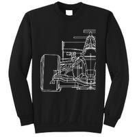 Formula Racecar Schematic Race Car Driver Formula Racing Sweatshirt