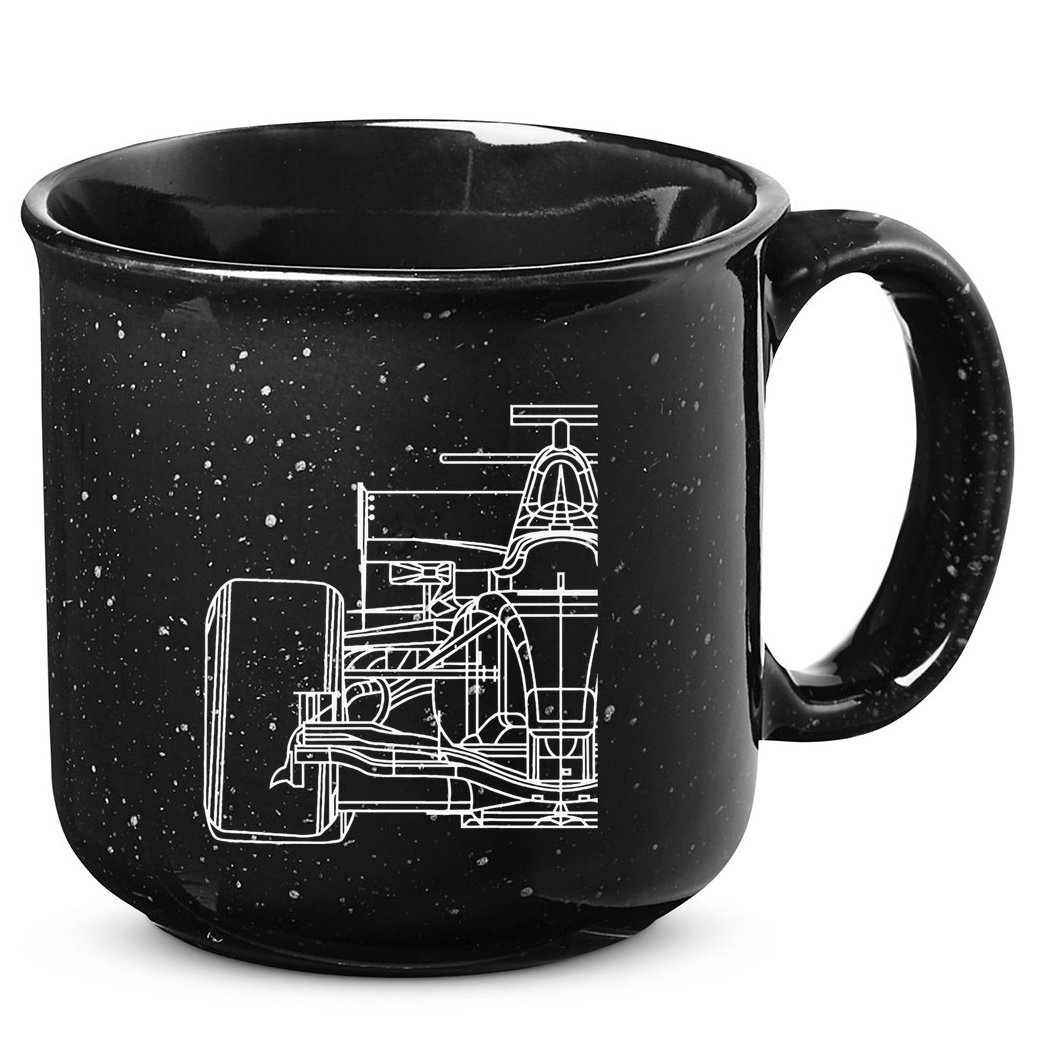 Formula Racecar Schematic Race Car Driver Formula Racing 15oz Campfire Ceramic Mug