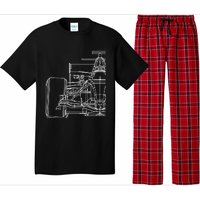 Formula Racecar Schematic Race Car Driver Formula Racing Pajama Set