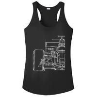 Formula Racecar Schematic Race Car Driver Formula Racing Ladies PosiCharge Competitor Racerback Tank