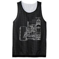 Formula Racecar Schematic Race Car Driver Formula Racing Mesh Reversible Basketball Jersey Tank