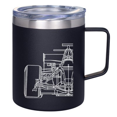 Formula Racecar Schematic Race Car Driver Formula Racing 12oz Stainless Steel Coffee Mug