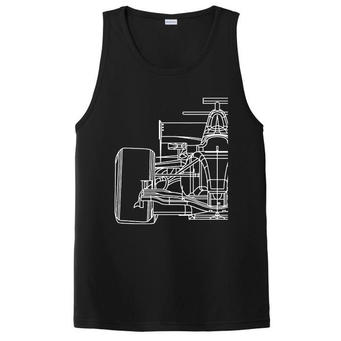 Formula Racecar Schematic Race Car Driver Formula Racing PosiCharge Competitor Tank