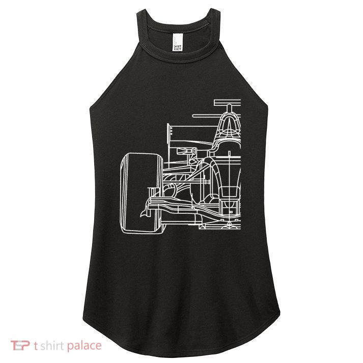Formula Racecar Schematic Race Car Driver Formula Racing Women's Perfect Tri Rocker Tank