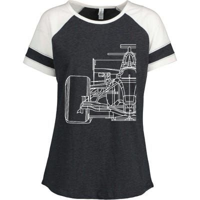 Formula Racecar Schematic Race Car Driver Formula Racing Enza Ladies Jersey Colorblock Tee