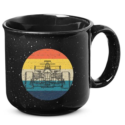 Formula Racecar Schematic Retro Formula Racecar Driver 15oz Campfire Ceramic Mug