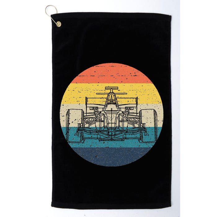 Formula Racecar Schematic Retro Formula Racecar Driver Golf Towel