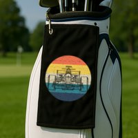 Formula Racecar Schematic Retro Formula Racecar Driver Golf Towel