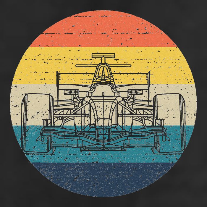 Formula Racecar Schematic Retro Formula Racecar Driver Golf Towel