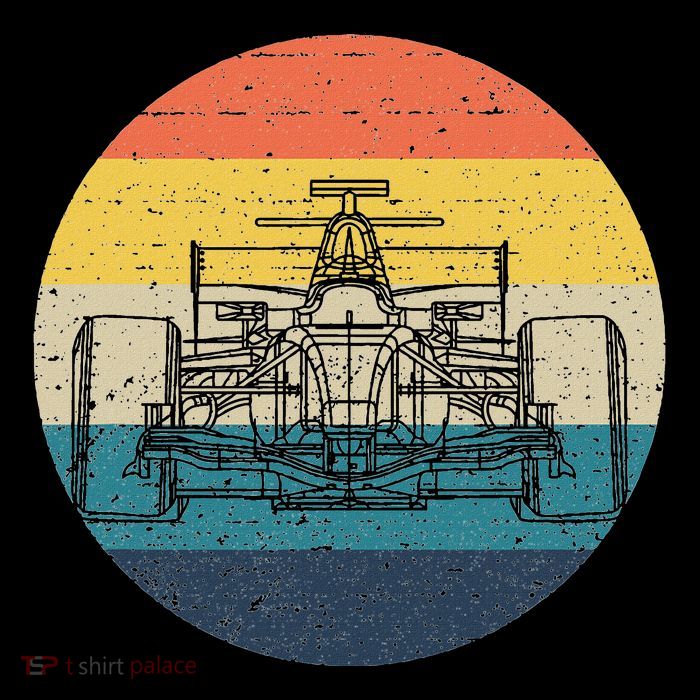 Formula Racecar Schematic Retro Formula Racecar Driver Short Acrylic Beanie