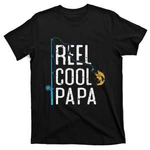 Fishing Retro Style Papa Father’s Day Gift Fisherman Papa T-Shirt