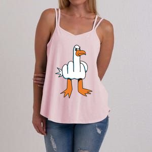 Funny Rude Seagull Women's Strappy Tank