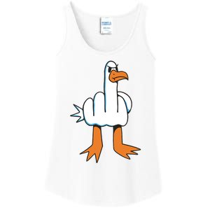 Funny Rude Seagull Ladies Essential Tank