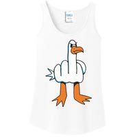 Funny Rude Seagull Ladies Essential Tank