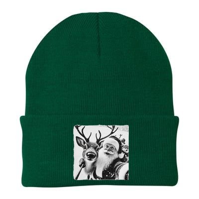 Funny Reindeer Selfie Christmas Santa Claus Xmas Cute Santa Knit Cap Winter Beanie