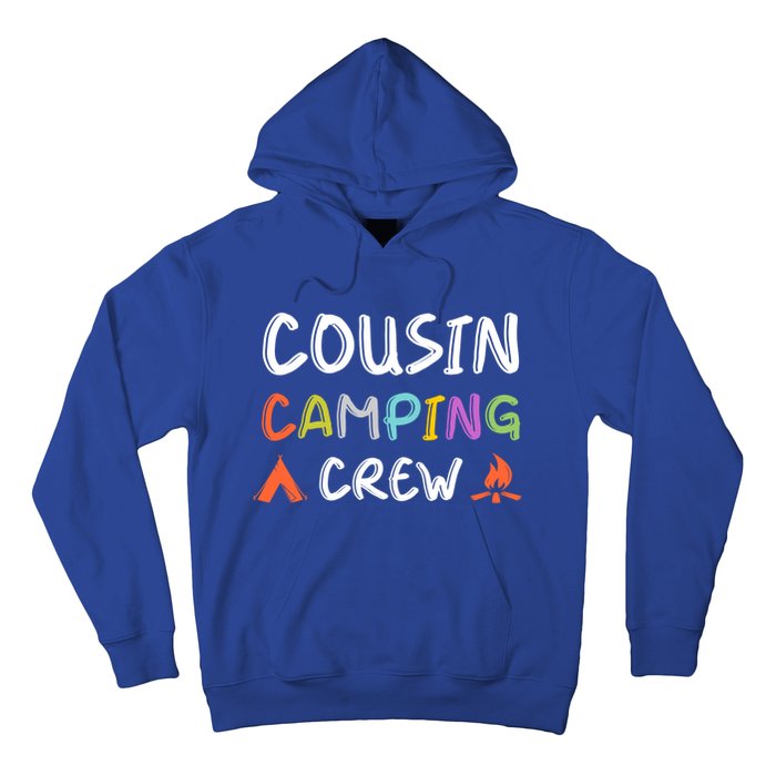 Family Reunion Summer Camp Vacation Cousin Camping Crew Gift Hoodie