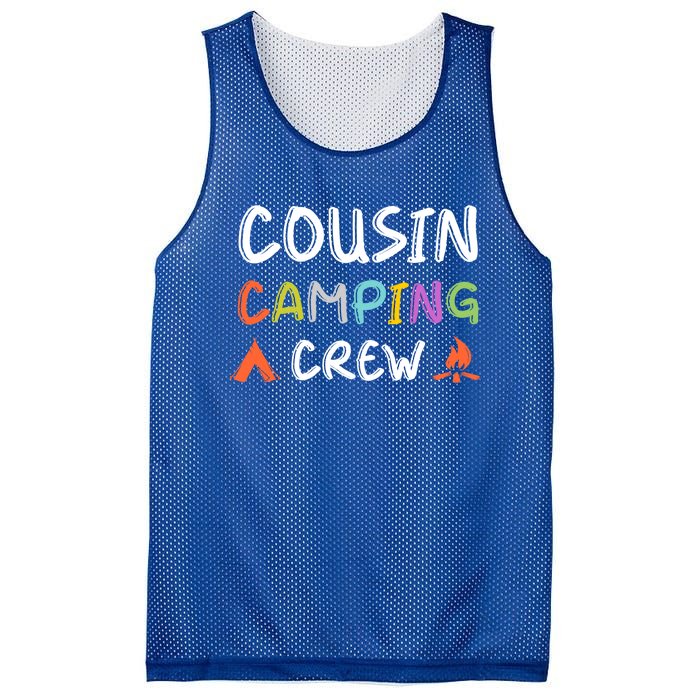 Family Reunion Summer Camp Vacation Cousin Camping Crew Gift Mesh Reversible Basketball Jersey Tank