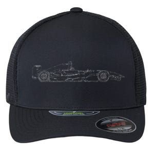 Formula Racecar Schematic Race Car Driver Formula Racing Flexfit Unipanel Trucker Cap