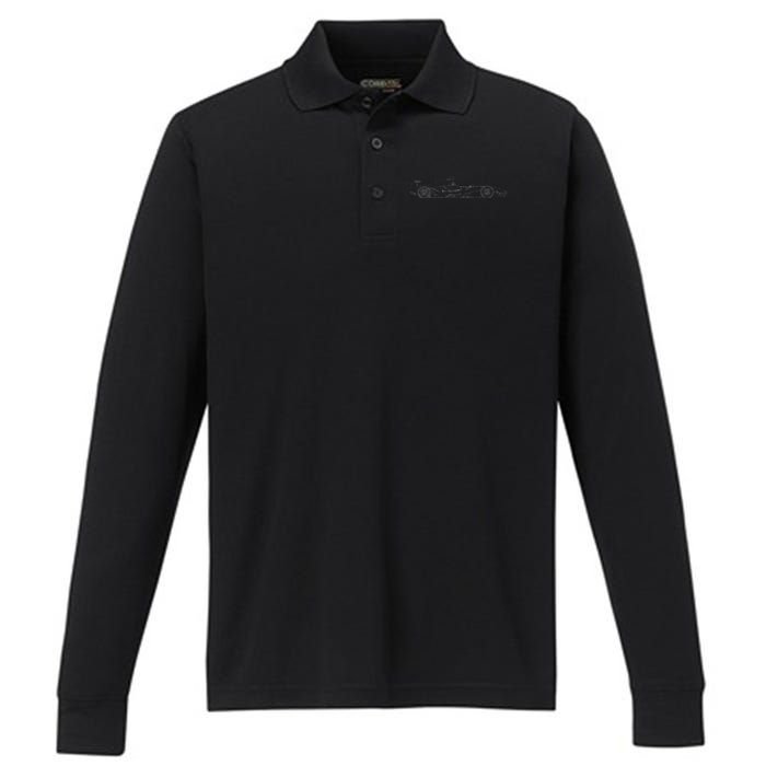 Formula Racecar Schematic Race Car Driver Formula Racing Performance Long Sleeve Polo