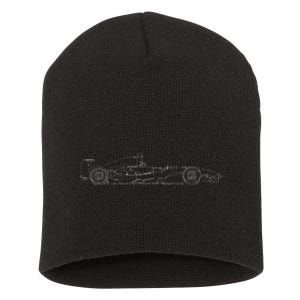 Formula Racecar Schematic Race Car Driver Formula Racing Short Acrylic Beanie