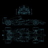 Formula Racecar Schematic Racing Formula Racecar Driver City Backpack