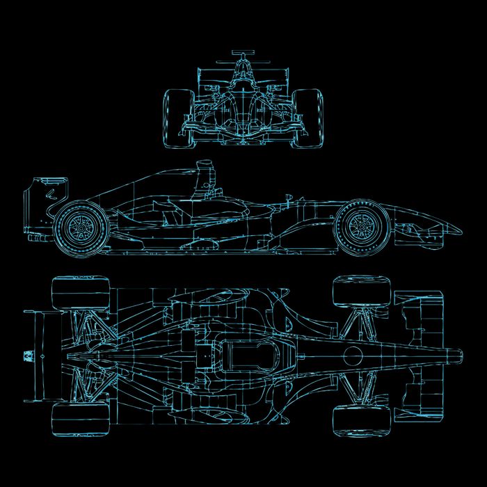 Formula Racecar Schematic Racing Formula Racecar Driver City Backpack