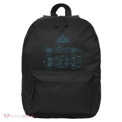 Formula Racecar Schematic Racing Formula Racecar Driver 16 in Basic Backpack