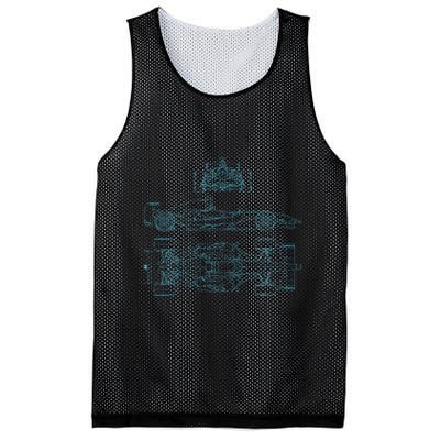 Formula Racecar Schematic Racing Formula Racecar Driver Mesh Reversible Basketball Jersey Tank