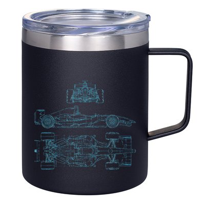 Formula Racecar Schematic Racing Formula Racecar Driver 12oz Stainless Steel Coffee Mug