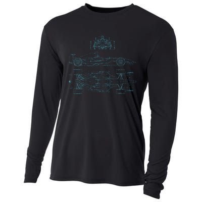 Formula Racecar Schematic Racing Formula Racecar Driver Cooling Performance Long Sleeve Crew