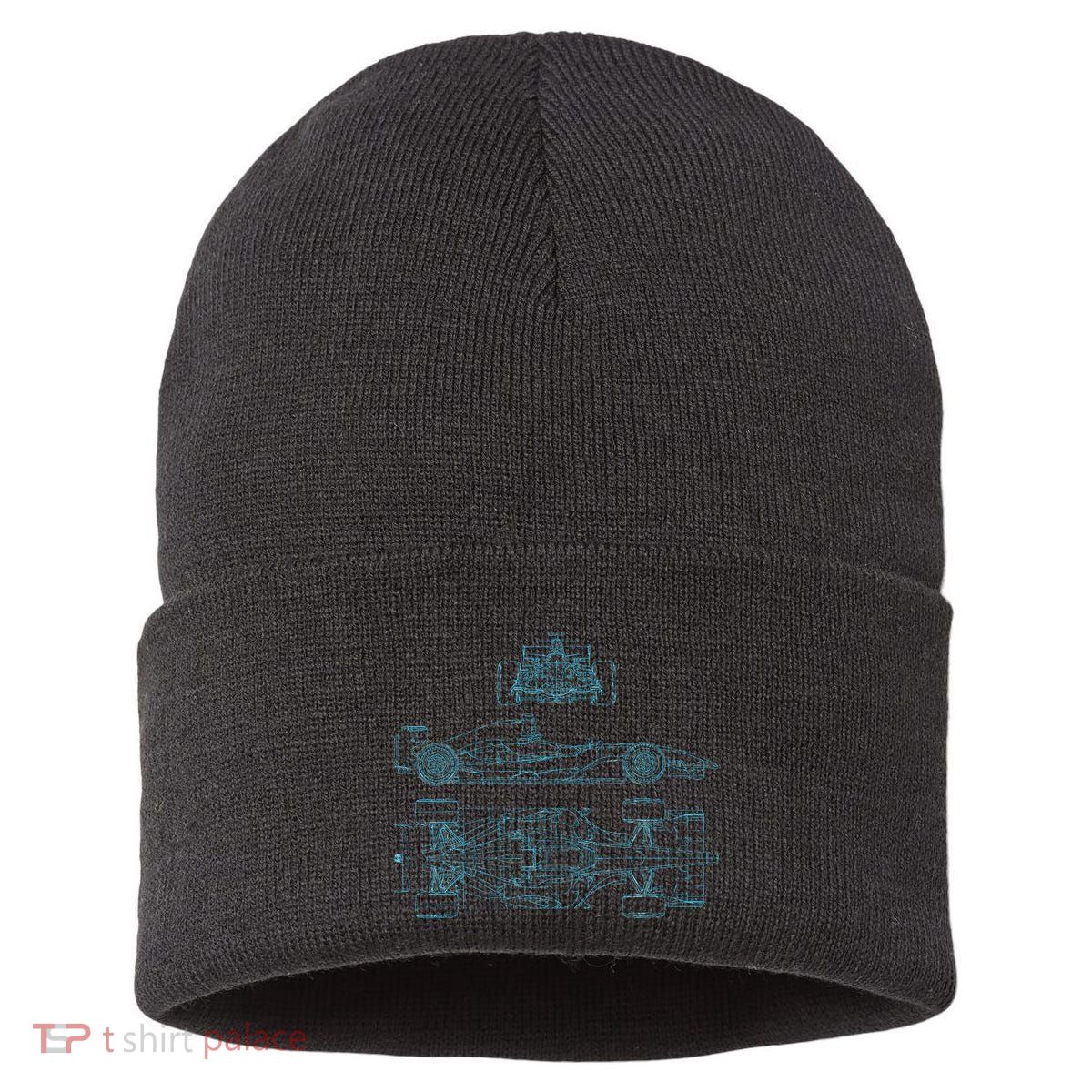Formula Racecar Schematic Racing Formula Racecar Driver Sustainable Knit Beanie