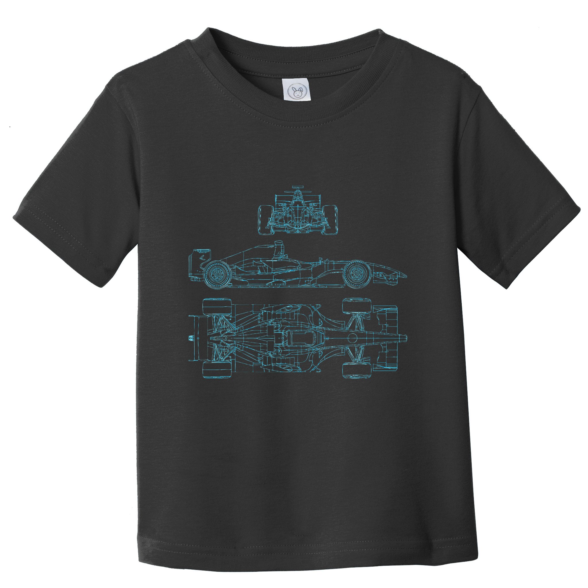 Formula Racecar Schematic Racing Formula Racecar Driver Toddler T-Shirt