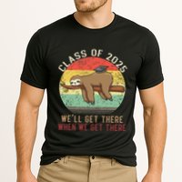 Funny Retro Senior Class Of 2025 Sloth Cap Graduation Gifts Cooling Performance Crew T-Shirt