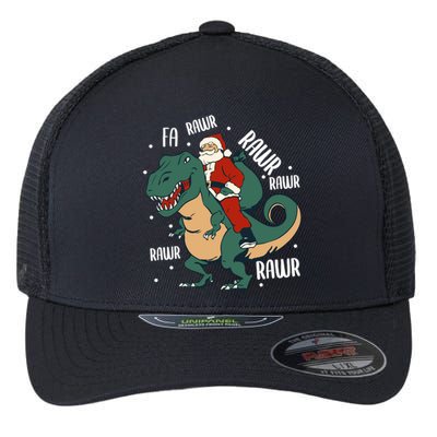 Fa Rawr – Santa On Tmeaningful Giftrex Meaningful Gift Funny Christmas Merch Gif Flexfit Unipanel Trucker Cap