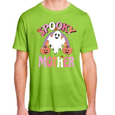 Family Retro Spook Mother Groovy Retro Halloween Ghost Costume Gift Adult ChromaSoft Performance T-Shirt