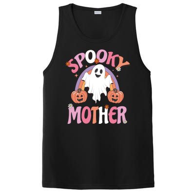 Family Retro Spook Mother Groovy Retro Halloween Ghost Costume Gift PosiCharge Competitor Tank