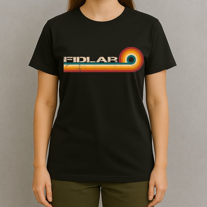Fidlar Retro Stripes Musician Vintage T-Shirt