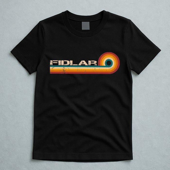 Fidlar Retro Stripes Musician Vintage T-Shirt