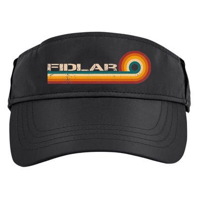 Fidlar Retro Stripes Musician Vintage Adult Drive Performance Visor