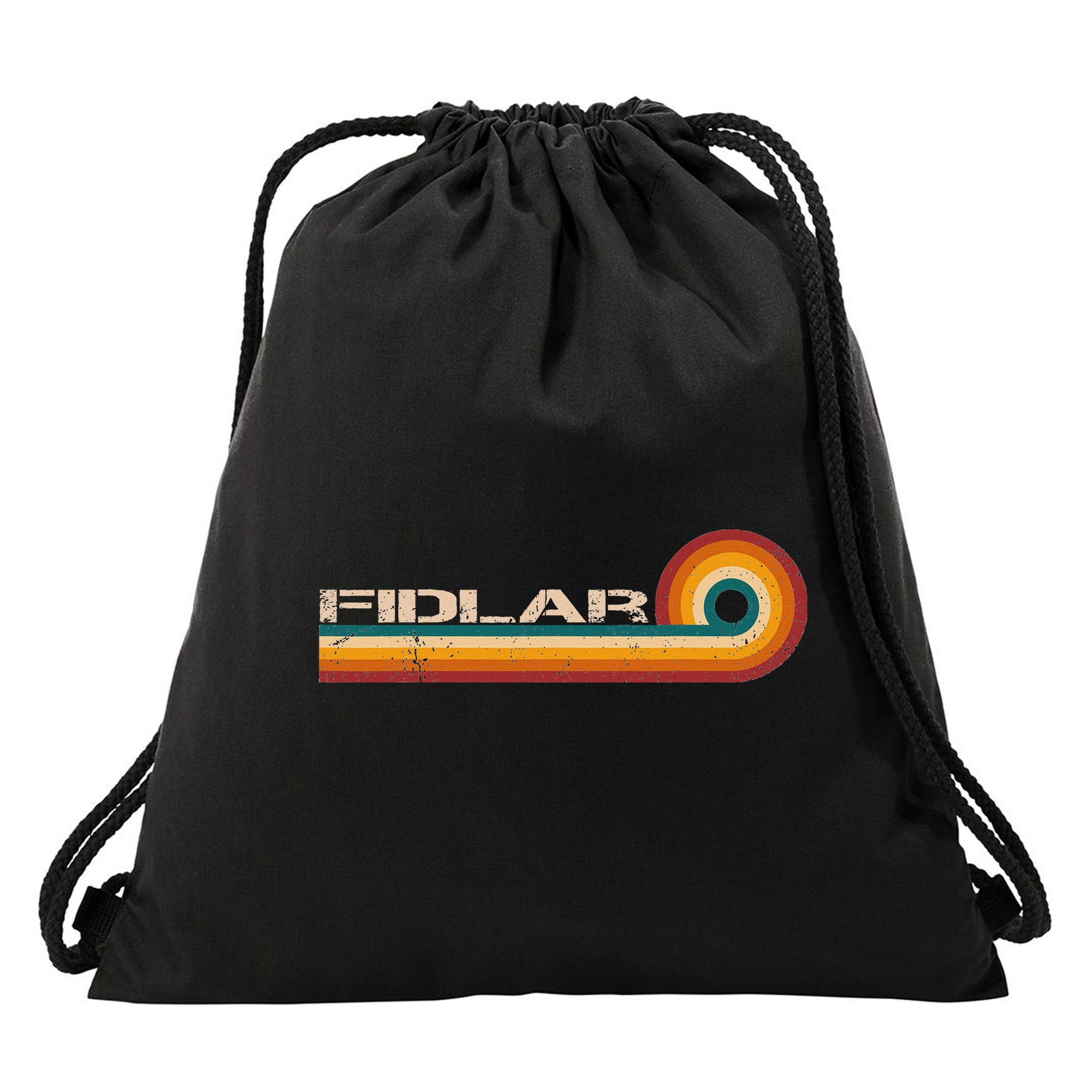 Fidlar Retro Stripes Musician Vintage Drawstring Bag