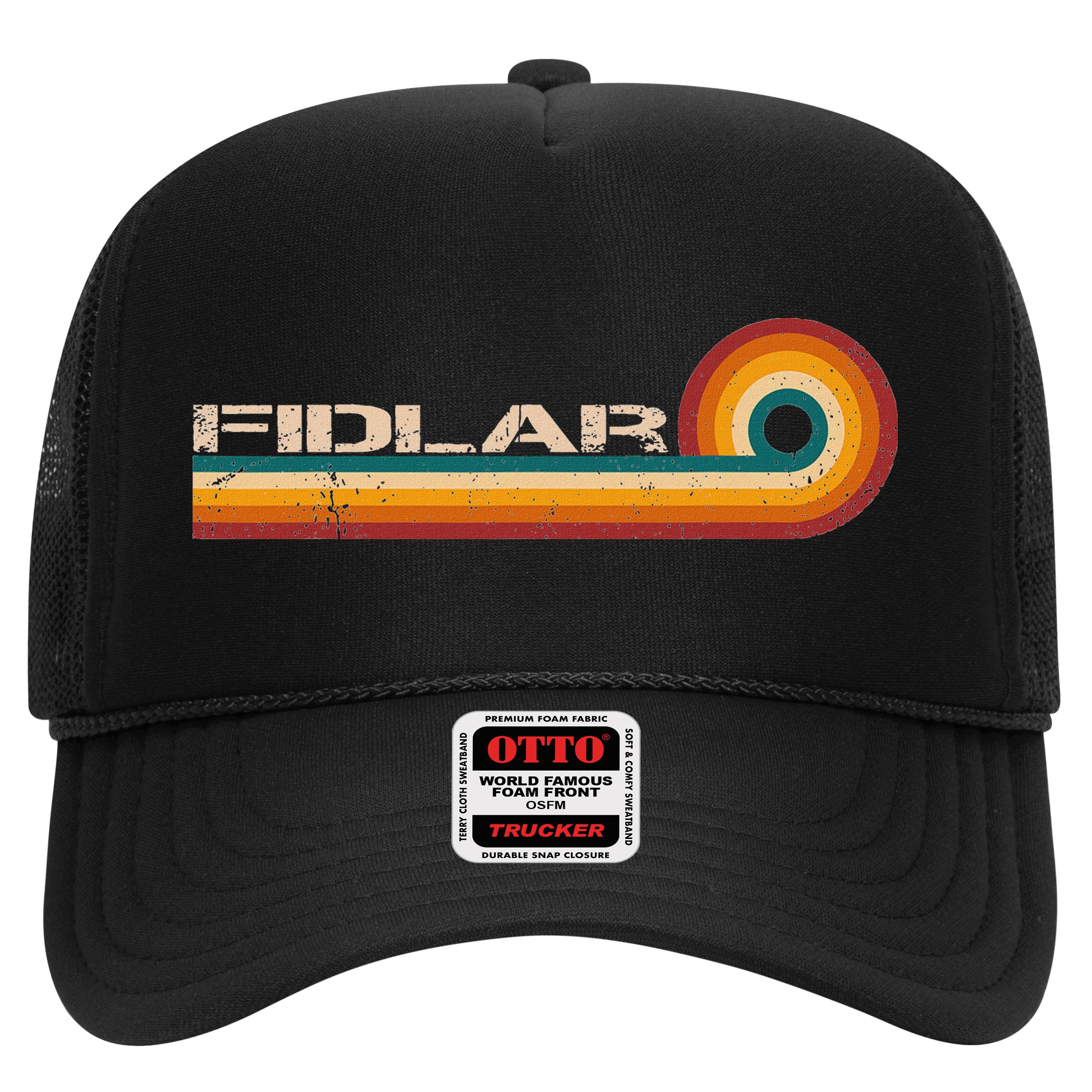 Fidlar Retro Stripes Musician Vintage Hat
