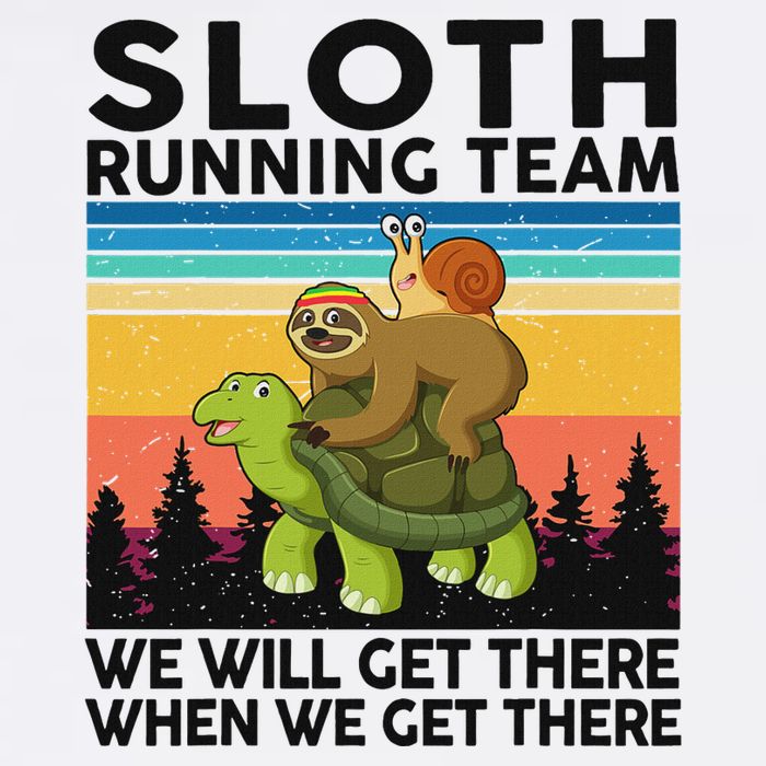 Funny Running Sloth Running Team Sloth Mousepad
