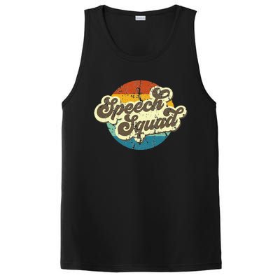 Funny Retro Speech Squad Student Teacher Team PosiCharge Competitor Tank